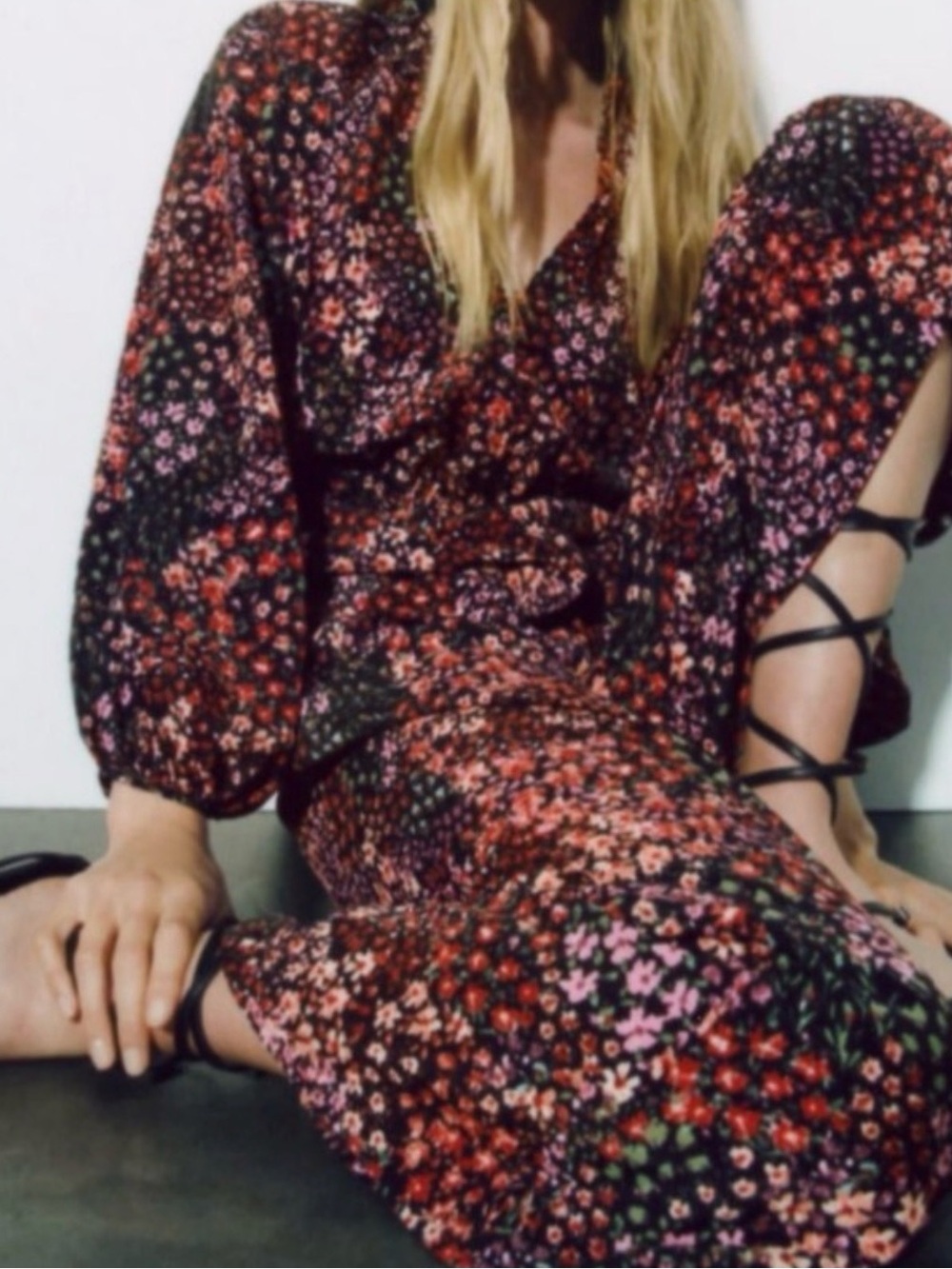 Zara Floral Jumpsuit - Picture 3 of 5
